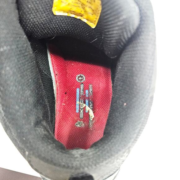 Skechers Men's Work RF Holdredge Rebem Steel Toe Lace Up Boot Black Gray 11 M - Picture 7 of 13